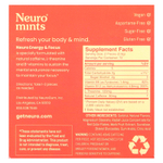 NeuroGum, NeuroMints, энергия и концентрация, корица, 12 пакетиков по 12 шт.