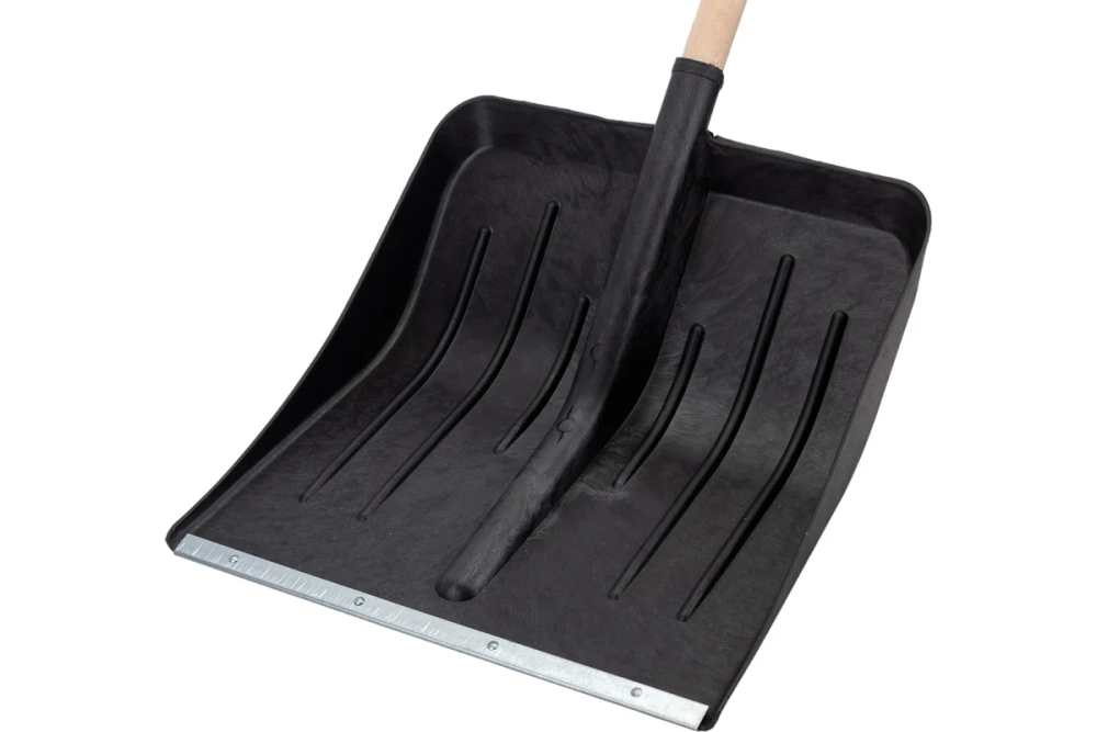 Лопата с оцинкованной планкой, с деревянным черенком, высший сорт d-32 Gigant AVG-11