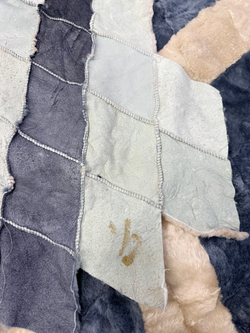 Меховой Коврик прикроватный накидка на кресло из овчины