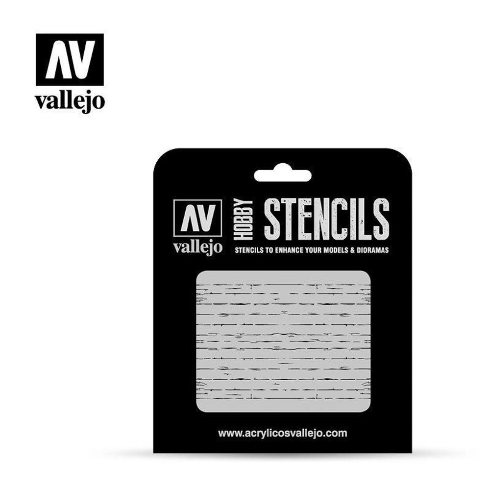 HOBBY STENCILS: WOOD TEXTURE No.1 (1/35)