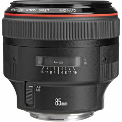 Объектив Canon EF 85mm f/1.2L II USM, черный