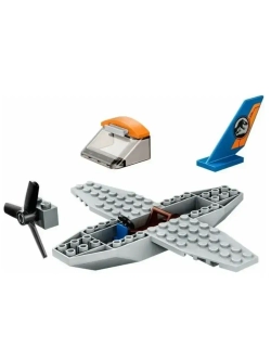 Конструктор Велоцираптор Спасение на биплане 118 дет 11578