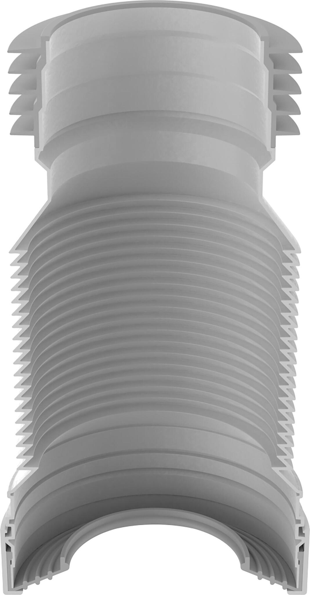 УДЛИНИТЕЛЬ ГИБКИЙ ДЛЯ УНИТАЗА 250-500ММ AQUANT В ТЕРМОУСАДОЧНОЙ ПЛЕНКЕ