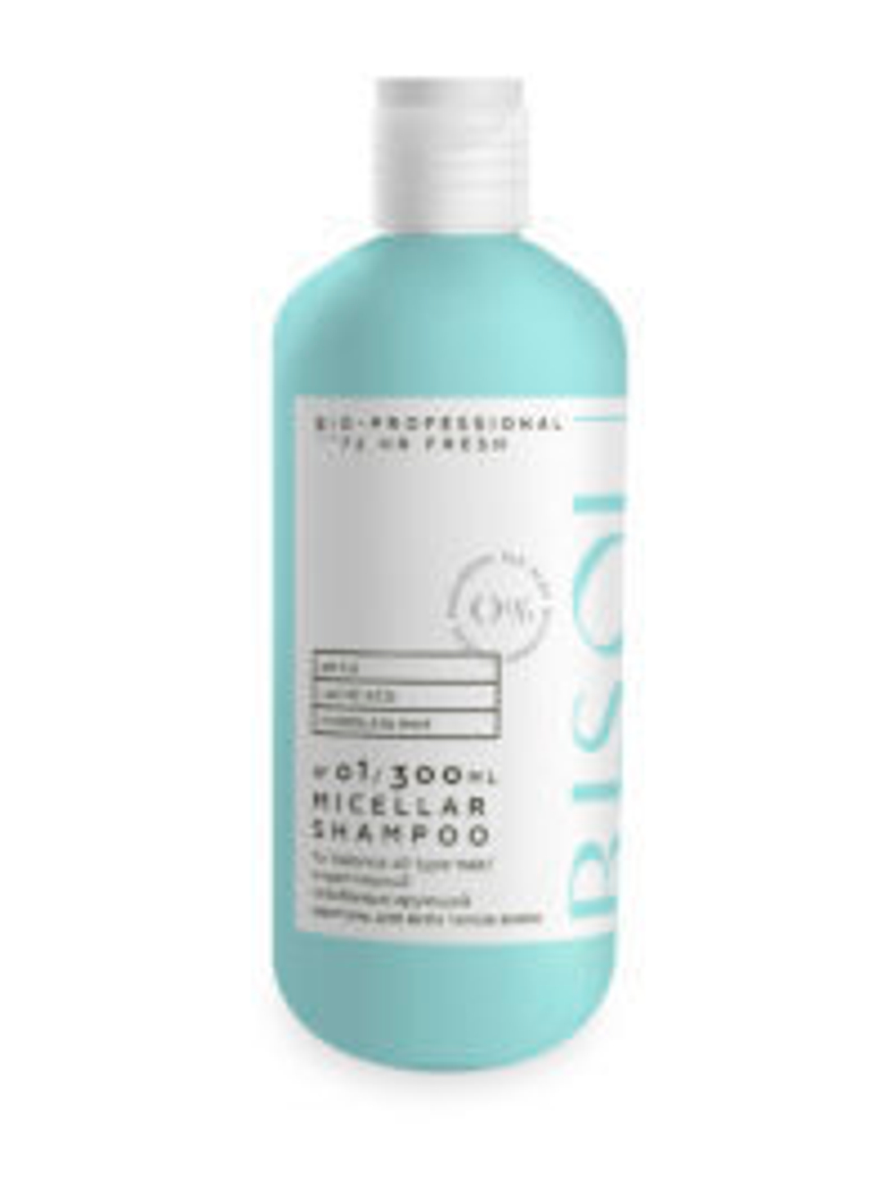 Bisou Мицелярный шампунь 72 HR Fresh для всех типов волос 285 мл.