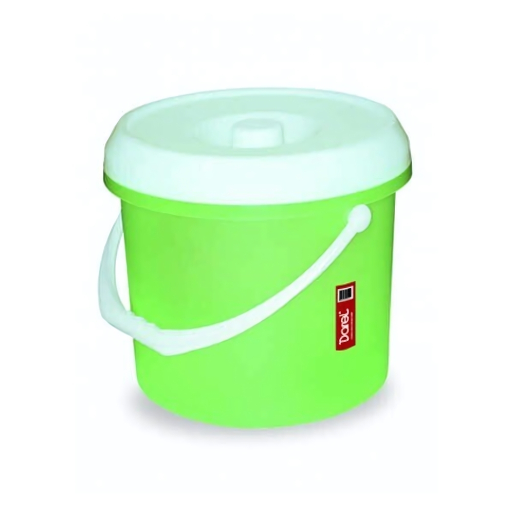 Ведро с крышкой 20л зел.