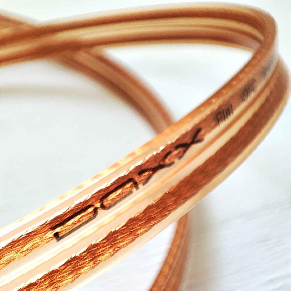 DAXX S56 Акустический кабель, плоский медный OFC, сечение 2 х 1.3мм.кв. -1пог.м-