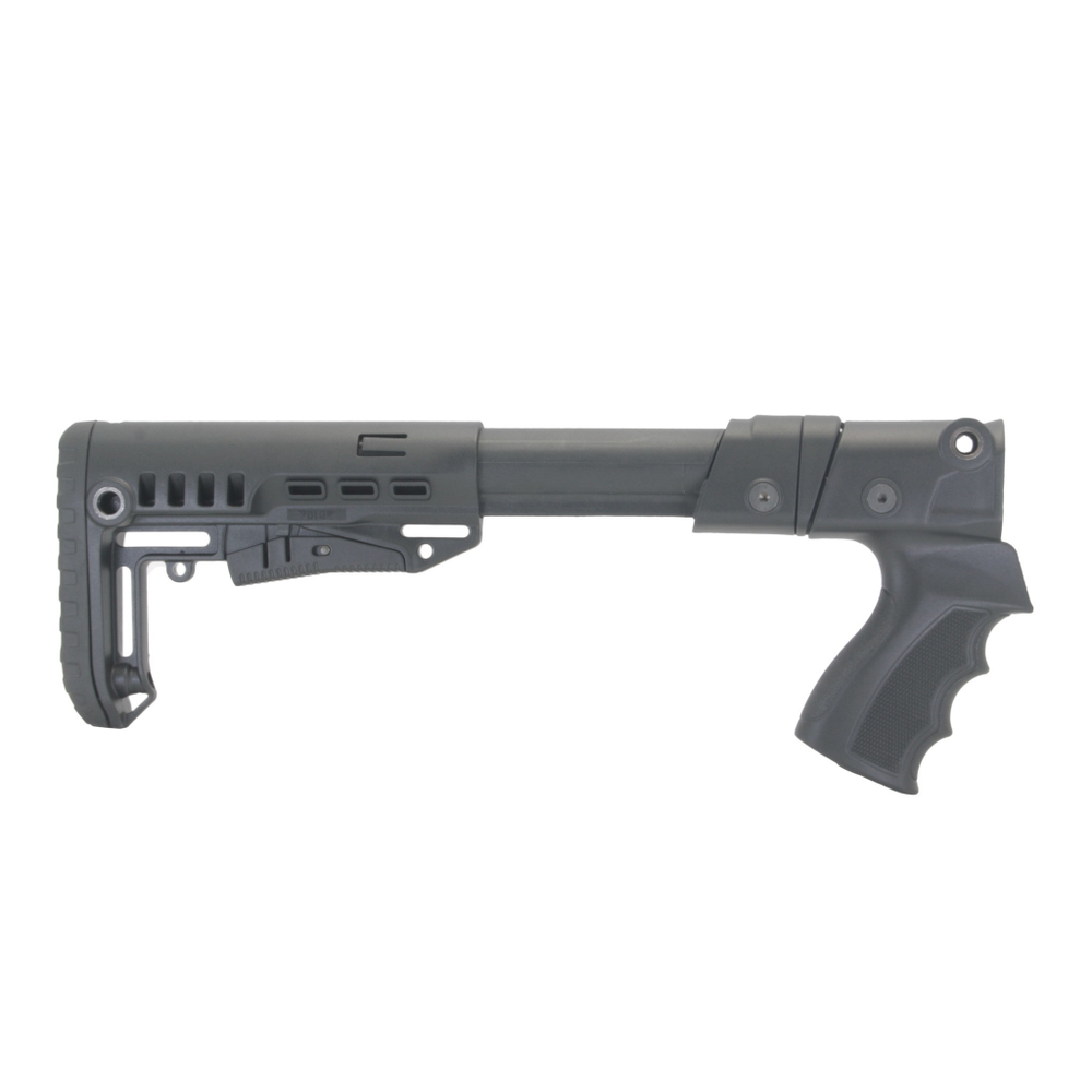 Приклад телескопический складной на МР-153, МР-133, DLG Tactical. Черный