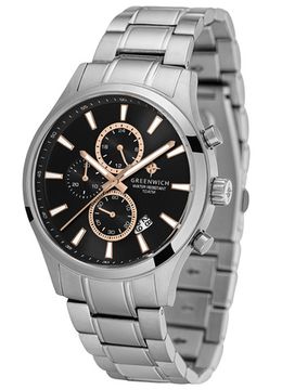 Greenwich Navigator GW 053.10.30 - Функциональность и стиль в каждой детали, Мужские наручные часы