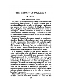 The Theory of Sociology | G.F. Henry