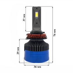 Светодиодные автомобильные LED лампы TaKiMi Alpina H11/8/9/16 5500K 12V