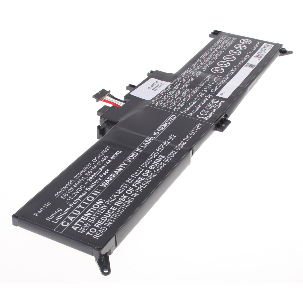 Аккумулятор iBatt 2895mAh для ноутбука Lenovo ThinkPad Yoga 260