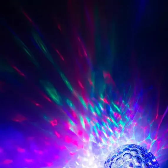 Проектор Снеговик с синим шаром 9.5 см., свечение мульти, 220 В., Luazon Lighting (2315309)