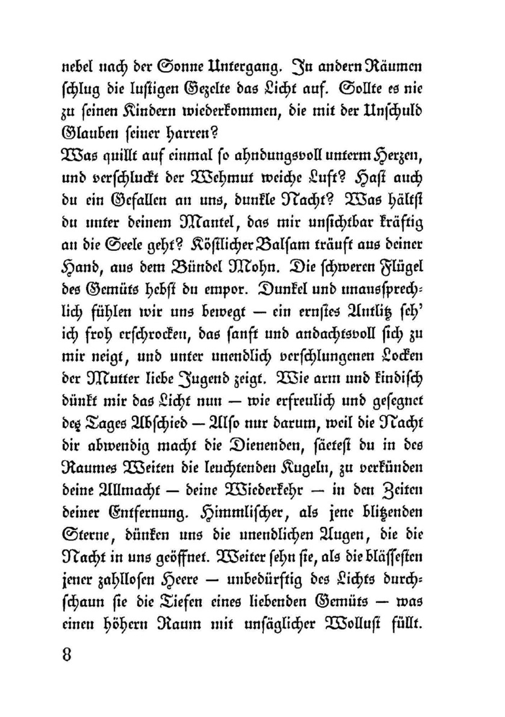 Hymnen an die Nacht. Die Christenheit oder Europa | Novalis
