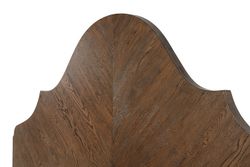 Кровать с деревянным изголовьем "Нова"