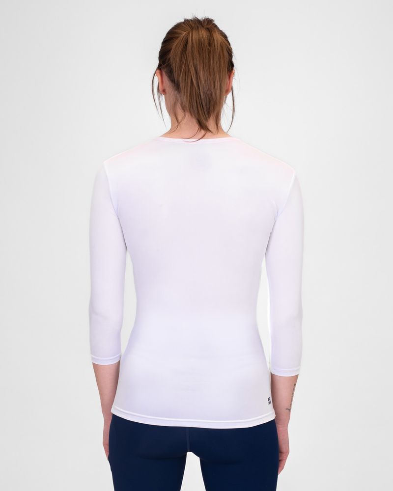 Футболка женская Crew с V-образным вырезом и рукавом 3/4