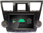 Магнитола для Toyota Highlander 2 2007-2013 XU40 - Roximo RI-1122B Android 12, ТОП процессор, 8/128Гб, SIM-слот (кнопки + крутилки)