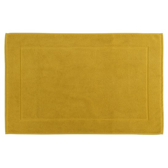 Коврик для ванной горчичного цвета из коллекции essential, 50х80 см