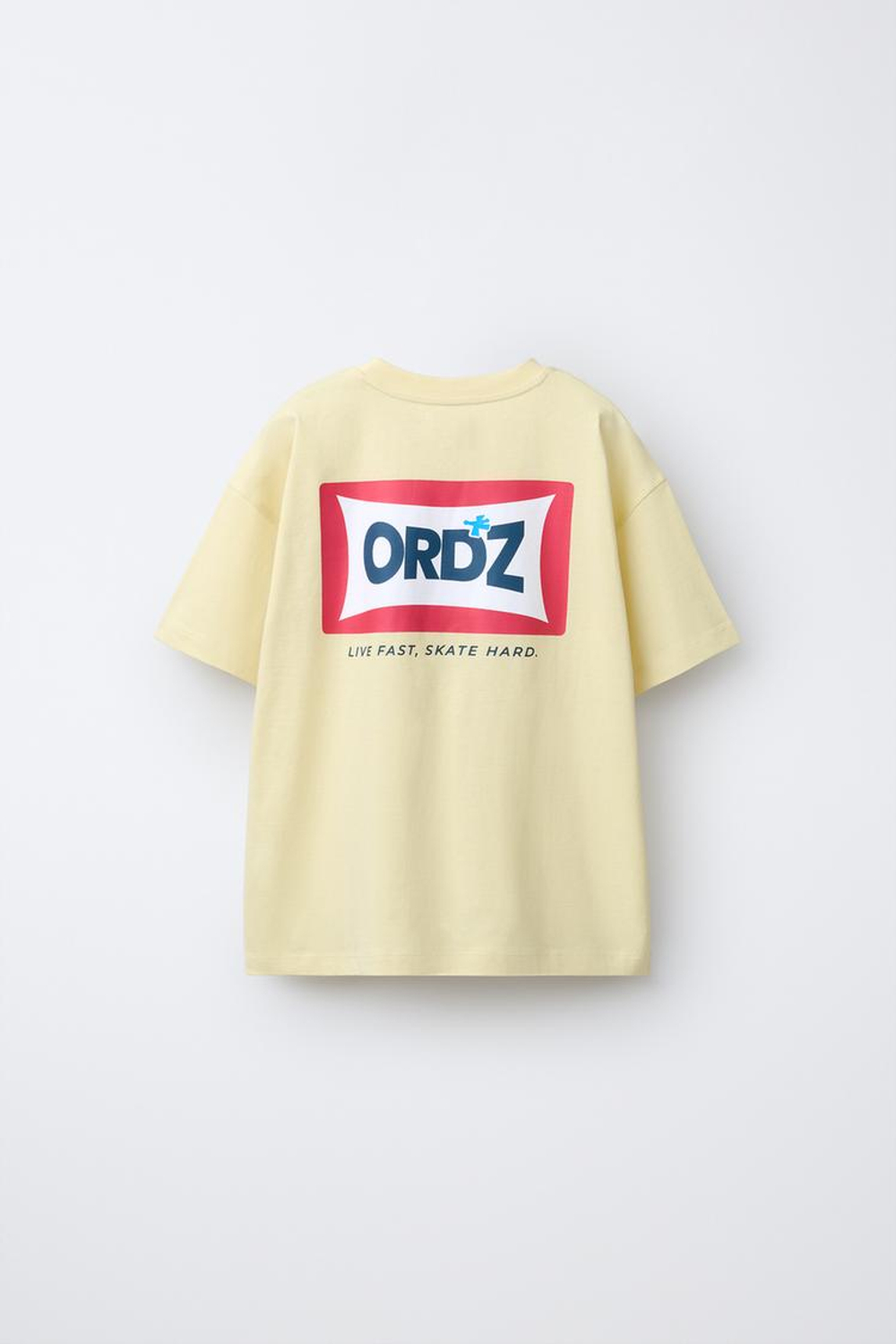 ZARA ФУТБОЛКА С ЛОГОТИПОМ, ЖЕЛТЫЙ