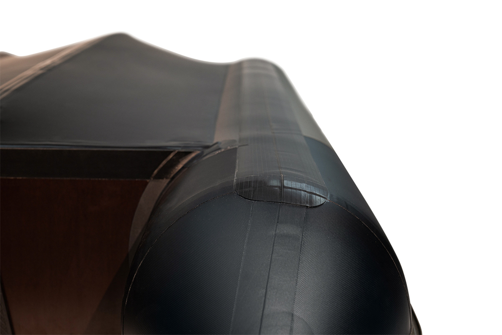 Броня-320 СК слань+киль хаки-черный (Лодка ПВХ под мотор с усилением)