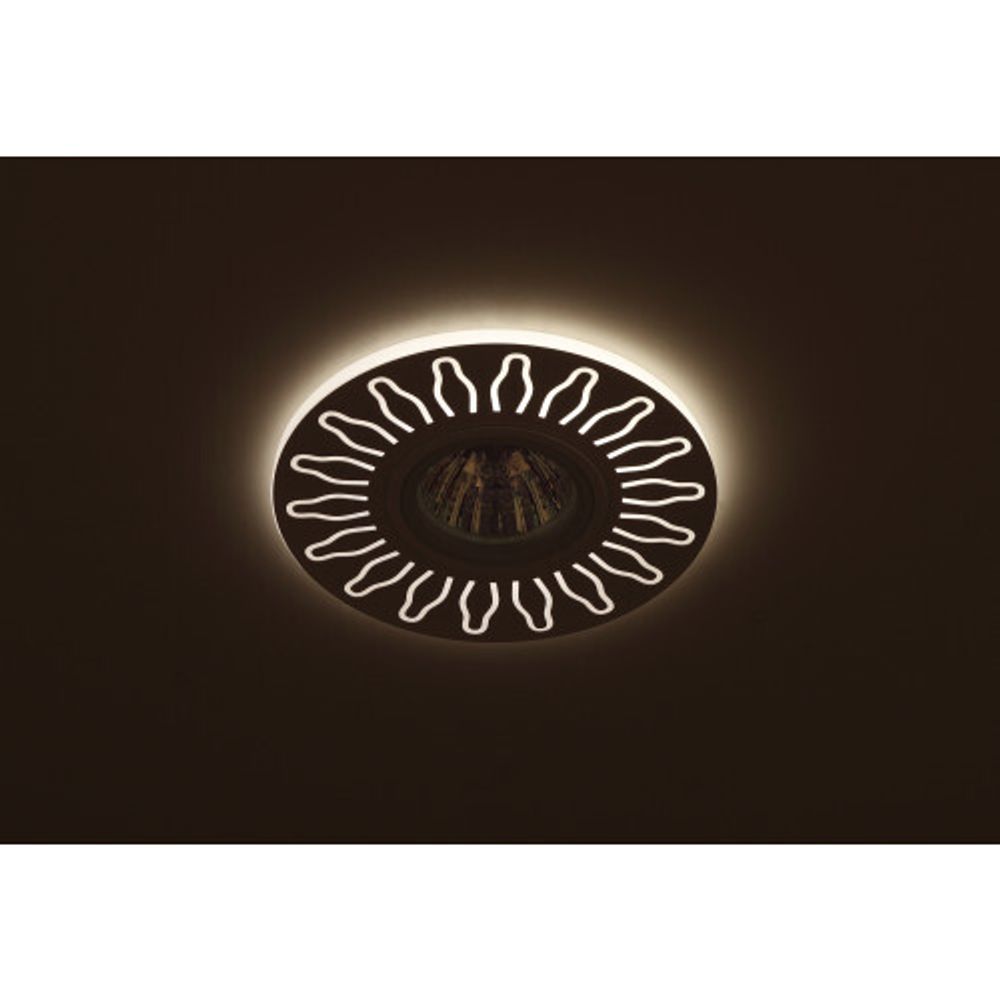 DK LD31 WH Светильник ЭРА декор cо светодиодной подсветкой MR16, 220V, max 11W, белый