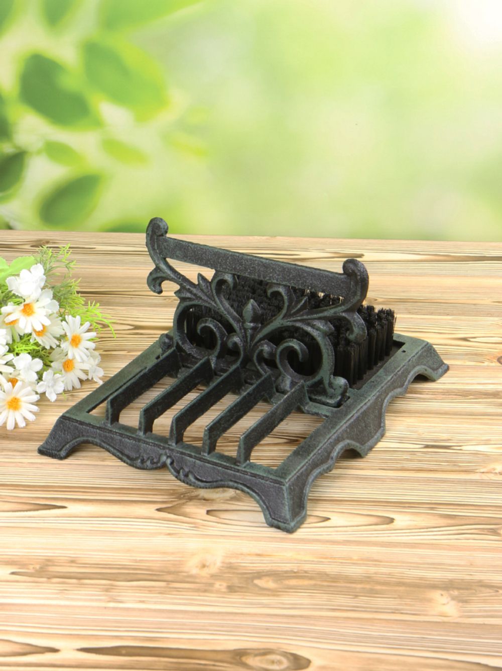 Iron Garden Подставка-скребок с щеткой для обуви