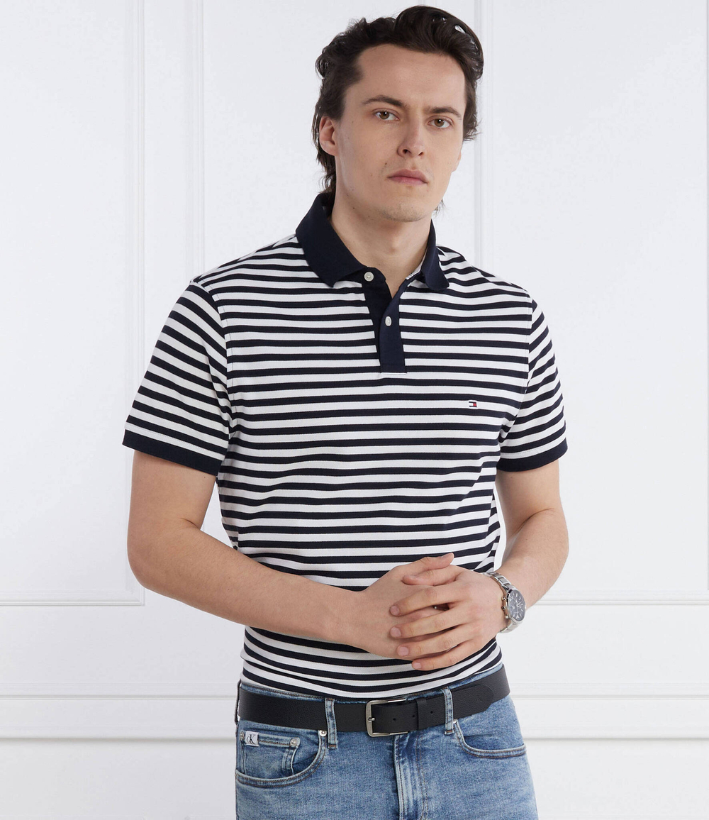 Поло 1985 Tommy Hilfiger - темно-синий(MW0MW17770)