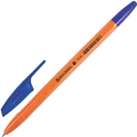 Ручка шариковая Brauberg «X-333 Orange» 0,7 мм корпус оранжевый синий стержень (50)