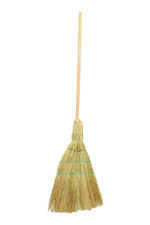 МЕТЛА С ДЕРЕВЯННОЙ РУЧКОЙ С ТРОЙНОЙ ОБВЯЗКОЙ