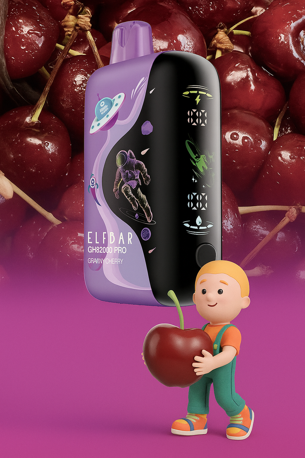 Elf Bar GH33000 Pro – Granny Cherry (5% nic)