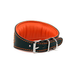 Ошейник DOGLEA LUXURY коричневый/оранжевый