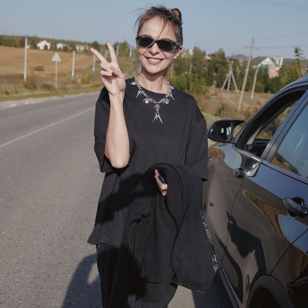 Футболка Смерч Оверсайз #7 черная