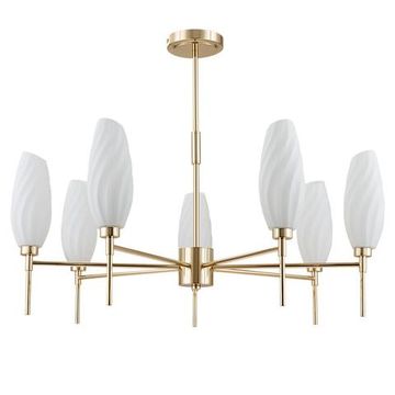 6518/7C MODERNI LN23 169 золотой Люстра потолочная G9 7*40W 220V SHIVON