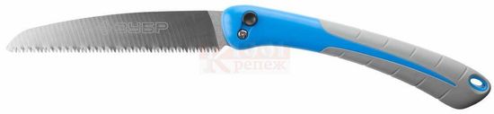 Пила складная ЗУБР проходная 180 мм 9TPI мм точный рез сырой древесины