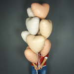 Шар (19''/48 см) Сердце, Тон, Сатин, 1 шт.