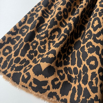 Джинса хлопковая Лео (фон корица)