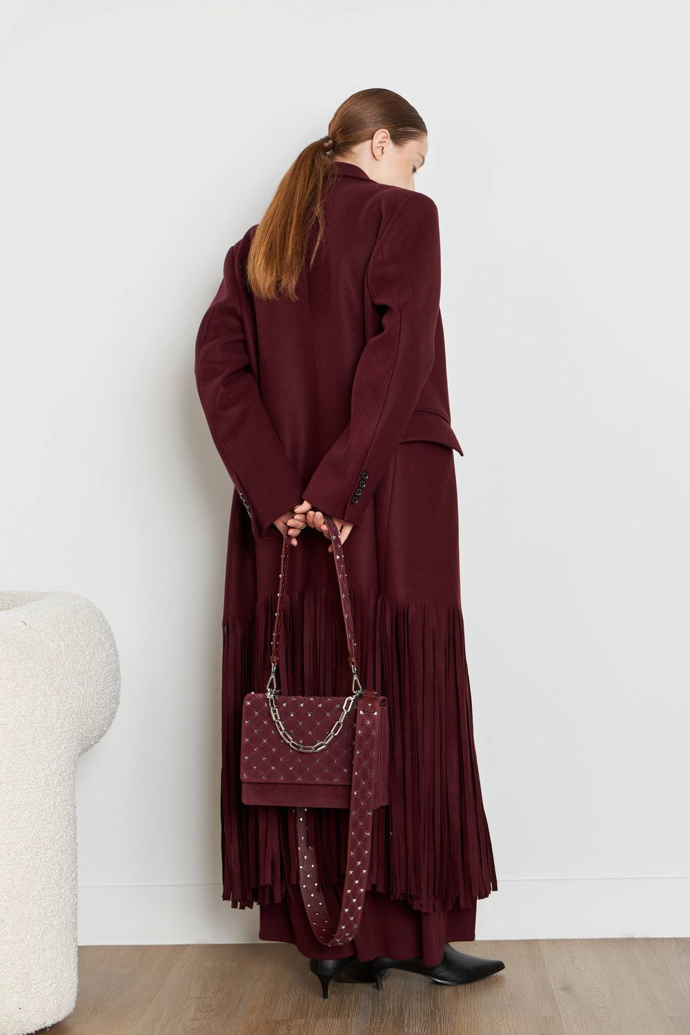 BAD GIRL LARGE BAG BORDO