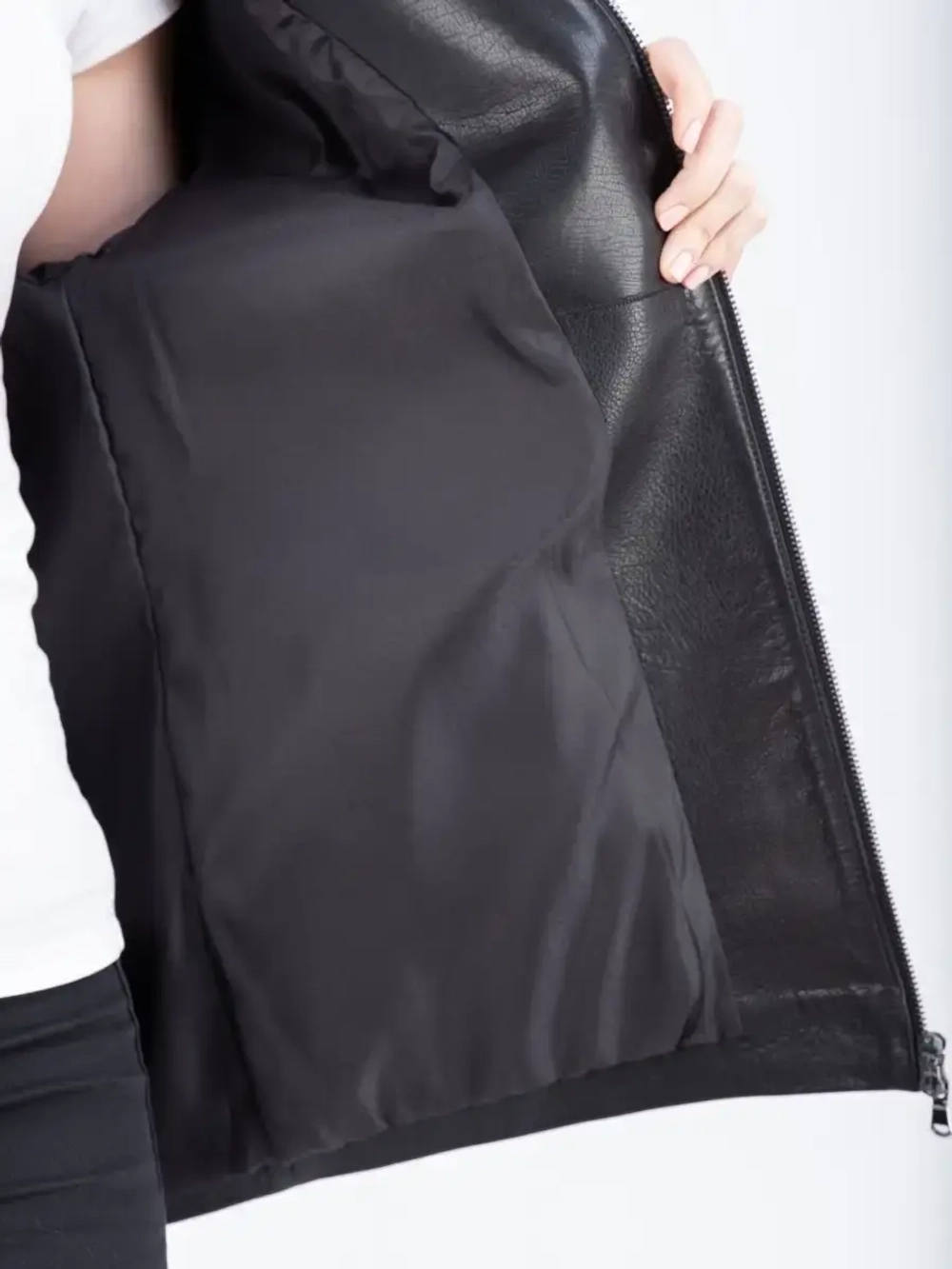 Куртка женская кожаная большие размеры