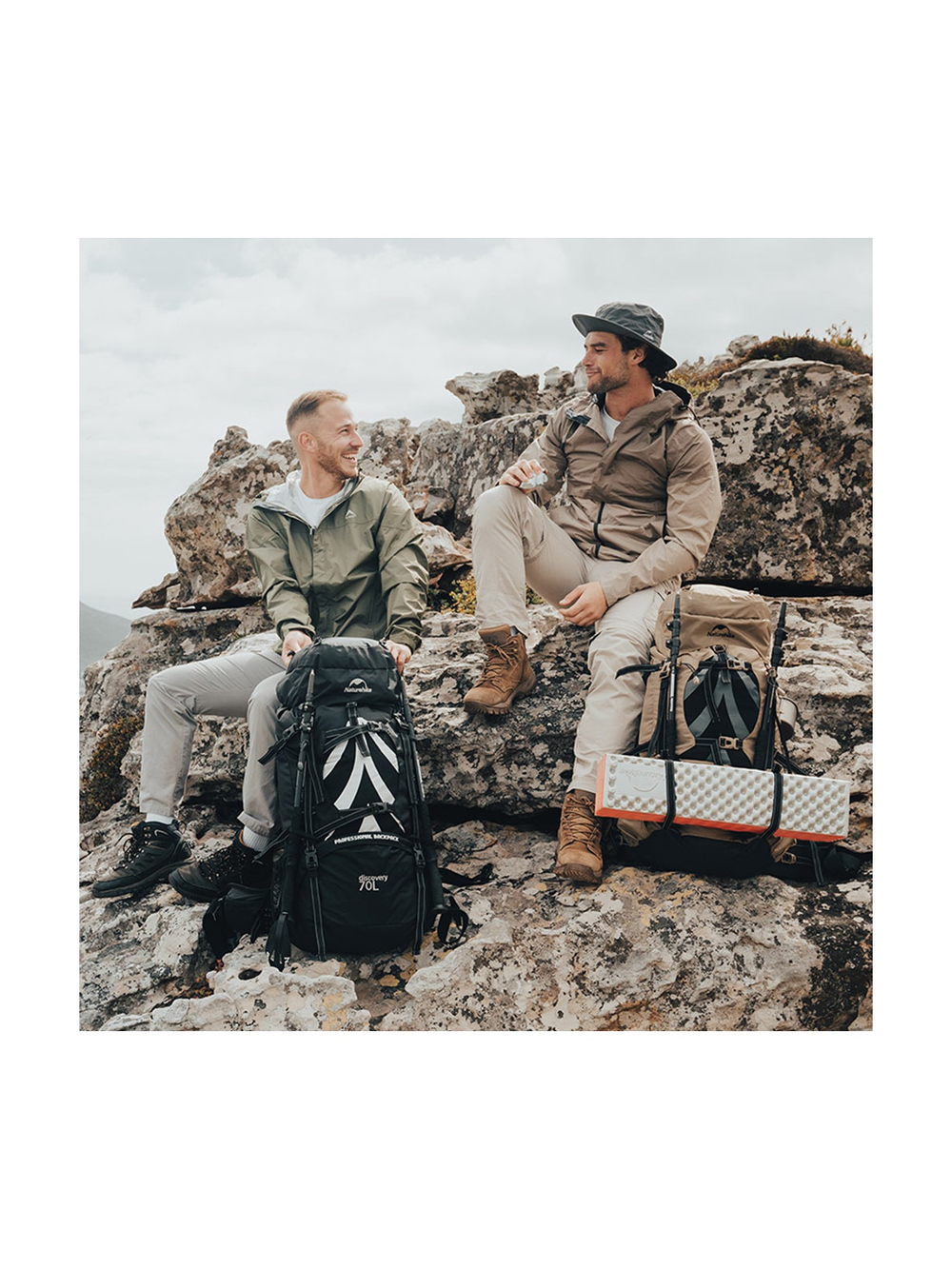 Рюкзак Naturehike NH70B070-B 70 л черный, 6975641887485