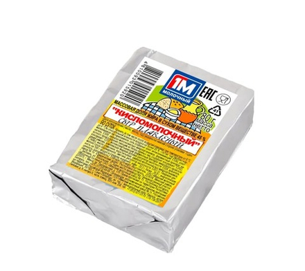 Сырок плавленый "Кисломолочный" 45% 80г. Минск