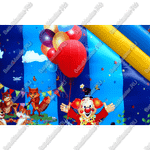 Надувной батут-горка "Подарок" 8*4*6 м