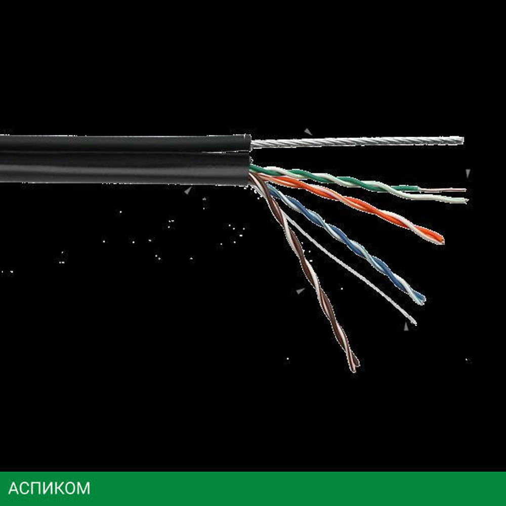 Кабель витая пара TWT TWT-5EUTP-UNV-TR 305м черный