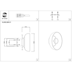 SL6002.201.01 Светильник настенный ST-Luce Золотистый/Янтарный LED 1*7W 4000K