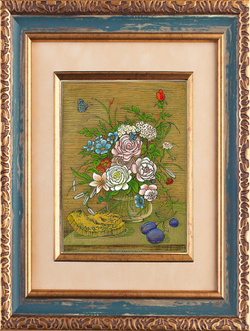 Гравюра "Натюрморт с сотами"