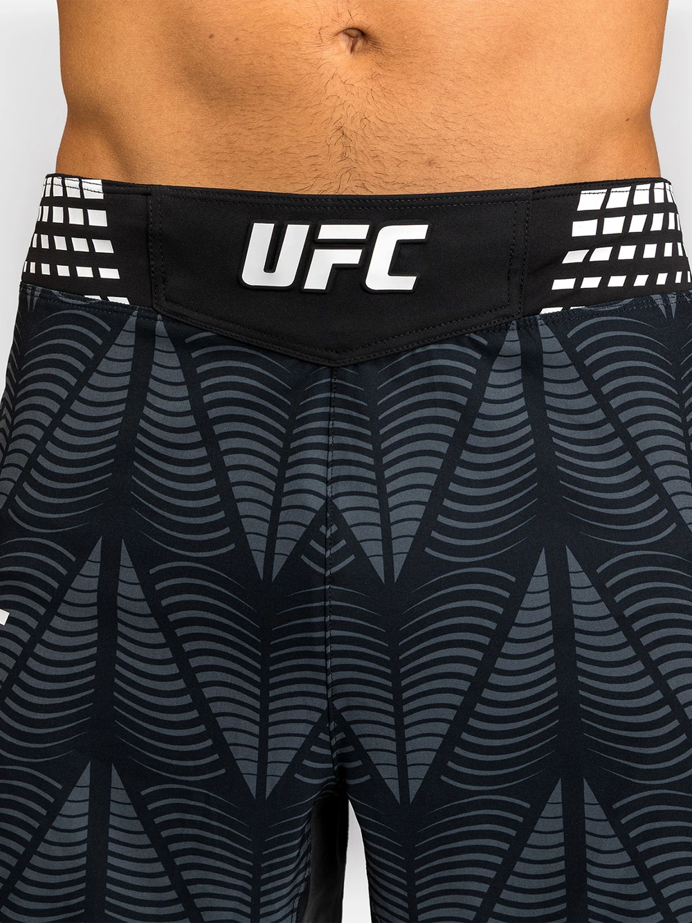 Шорты ММА Venum UFC Zenith Fight Night Long style Black/White