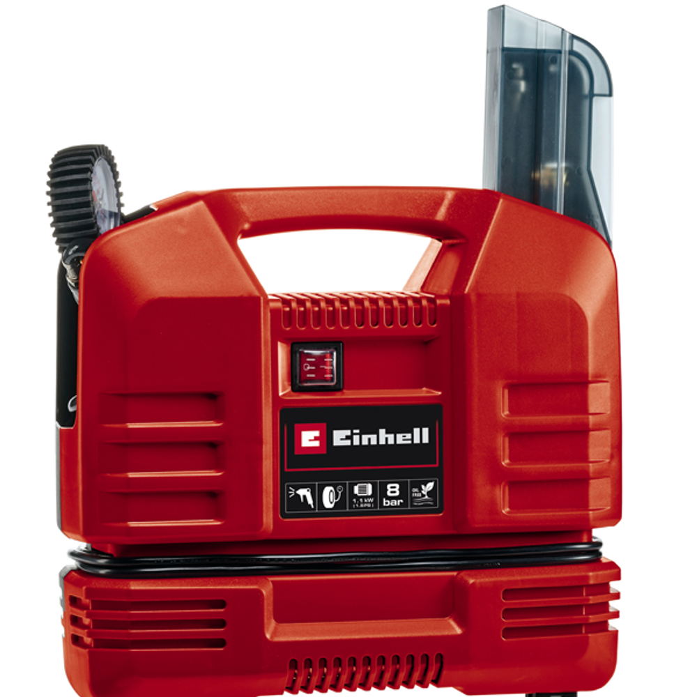 Компрессор электрический Einhell TC-AC 190 OF Set 220В 1,1кВт, 8Атм, 190л/м