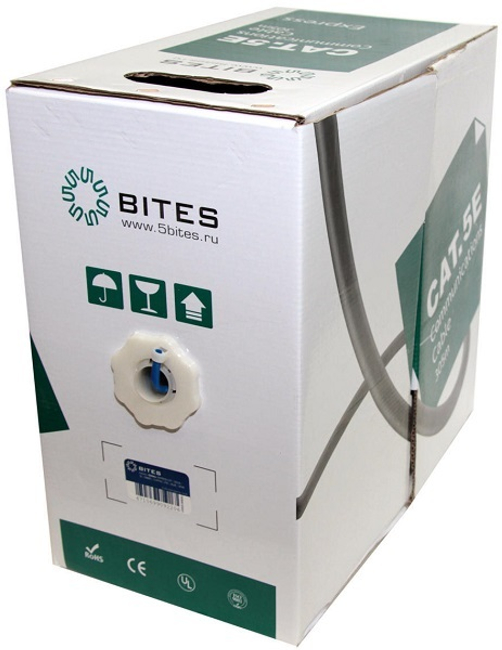 Кабель витая пара F/UTP 5e кат. 4 пары 5bites FS5525-305B-BL