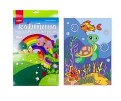Картина по номерам для малышей "Морские друзья"