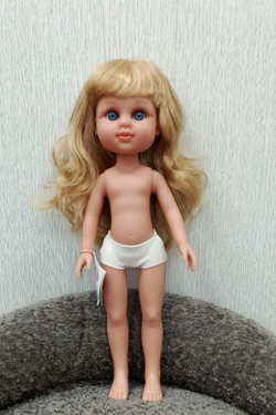 УЦЕНКА Кукла BERJUAN виниловая 35см My Girl без одежды (2888)