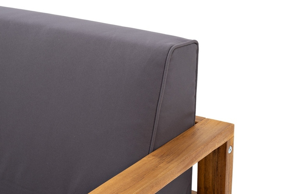 Софа BOOKA 2-х местная с левым подлокотником из акации