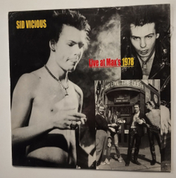Винтажная виниловая пластинка LP Sid Vicious (Sex Pistols) Live At Maxs 1978 (Italy 2000)